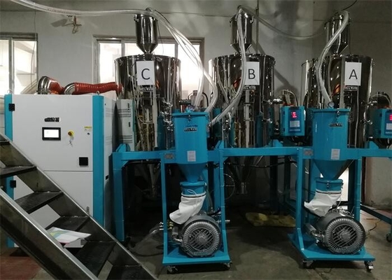 خشک کن 18 کیلوواتی قیف پلاستیکی خودکار هیدروسکوپی OHD-750-O با سطح SUS