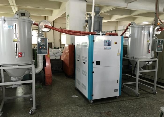 خشک کن دو لایه فولاد ضد زنگ دانه های پلاستیکی خشک کن Hopper