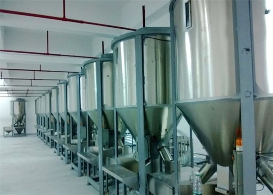 مخلوطگر عمودی پلاستیکی صنعتی با قدرت موتور قابل تنظیم