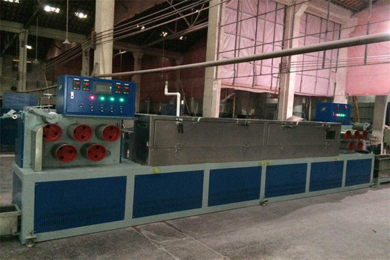 نوار خط تولید تسمه PP پلاستیکی کنترل هوشمند PLC با رنگ سبز 5-19 میلی متری