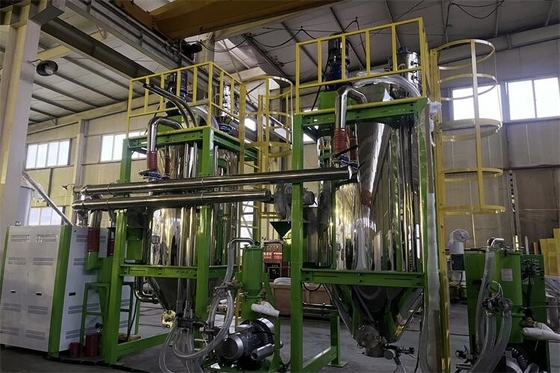 خشک کن کریستالایزر PET 100-1000 کیلوگرم بر ساعت با سیستم فیلتر چند مرحله ای