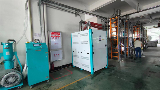 خشک کن هپر ضد رطوبت فولاد 4-40 Kw برای خشک کردن دانه های پلاستیکی