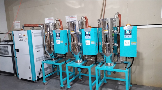خشک کن هپر ضد رطوبت فولاد 4-40 Kw برای خشک کردن دانه های پلاستیکی