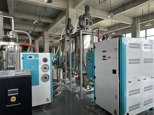 خشک کن کریستالیزه کننده الکتریکی هوا خنک PET TPU PA با فیلتراسیون چند مرحله ای