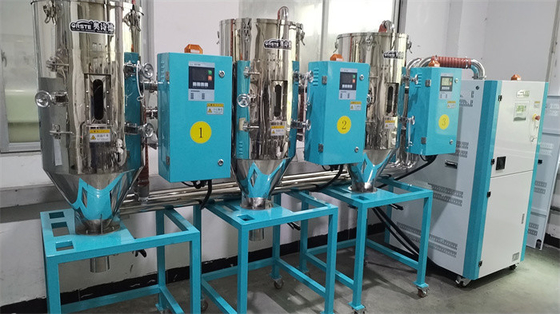 حفاظت از گرم شدن بیش از حد و بارگذاری بیش از حد خنک کننده Hopper Dryer صرفه جویی در انرژی